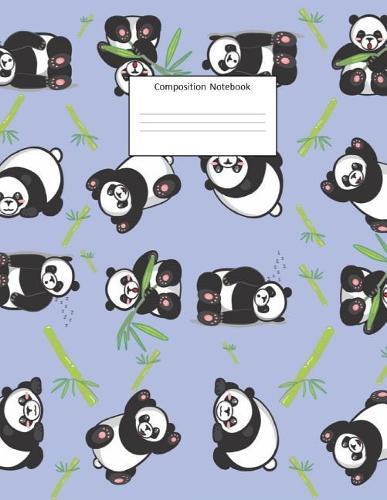 Composition Notebook: Panda: Wide Ruled: 100 Pages: 8.5 X 11