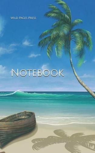 Notebook: paradise painting beach vacation sea boat meeting meetings coffee email donuts