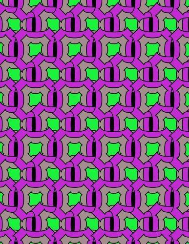 Cornell Notes Notebook: Purple/Green Abstract Large 8.5x11 140 Page Cornell Note Taking System for Students College-Ruled Softbound Glossy Cover