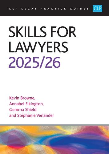 Skills for Lawyers 2025/26: Legal Practice Course Guides (LPC)