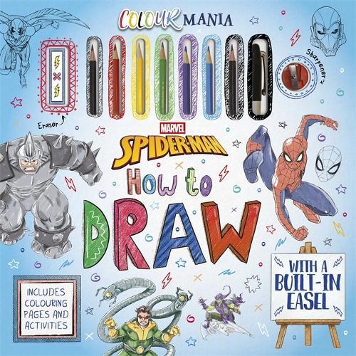 Marvel Spider-Man: How to Draw: Art activity pack with built-in easel, tools and step-by-step drawing guide