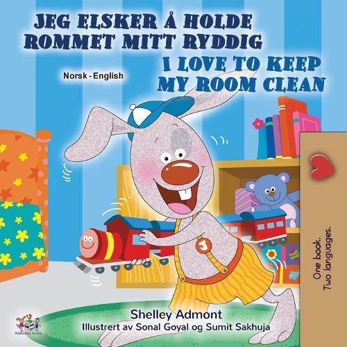 I Love to Keep My Room Clean (Norwegian English Bilingual Book for Kids)