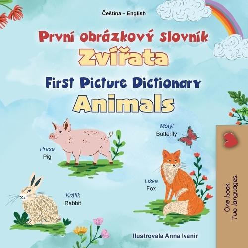 First Picture Dictionary - Animals (Czech English Bilingual Children's Book)