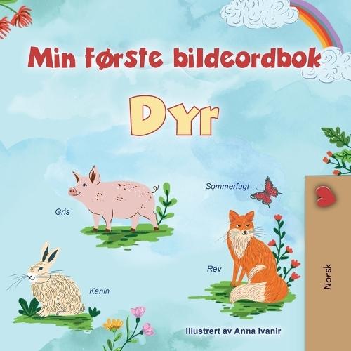 First Picture Dictionary - Animals (Norwegian Children's Book)