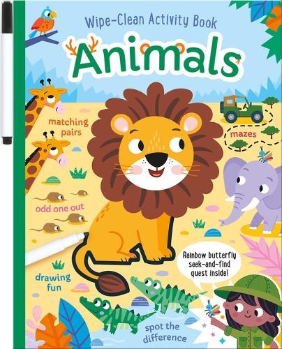 Animals Wipe-Clean Activity Book: Reusable Drawing and Activity Fun