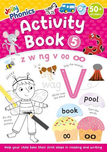 Jolly Phonics Activity Book 5: in Precursive Letters (British English edition)