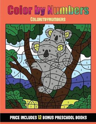 Coloritbynumbers (Color By Number - Animals): 36 Color By Number - animal activity sheets designed to develop pen control and number skills in preschool children. The price of this book includes 12 printable PDF kindergarten workbooks