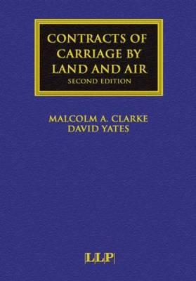 Contracts of Carriage by Land and Air