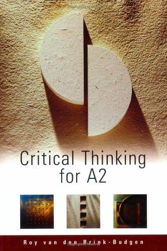 Critical Thinking For A2