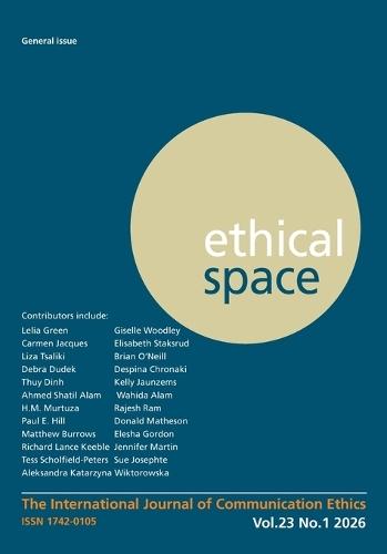 Ethical Space Vol. 23 Issue 1