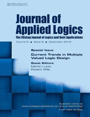 Journal of Applied Logics - IfCoLog Journal of Logics and their Applications. Volume 5, number 9, December 2018. Special issue: Current Trends in Multiple Valued Logic Design