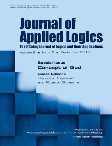 Journal of Applied Logics - The IfCoLog Journal of Logics and their Applications: Volume 6, Issue 6, September 2019: Special Issue: Concept of God