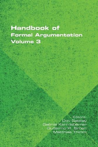 Handbook of Formal Argumentation. Volume 3