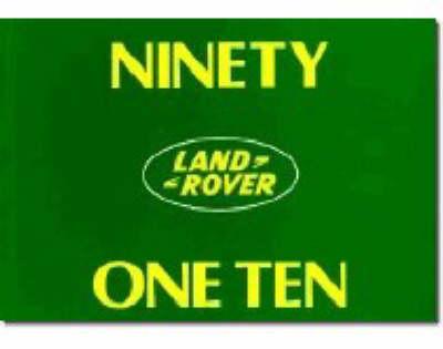 Land Rover 90 and 110 Handbook