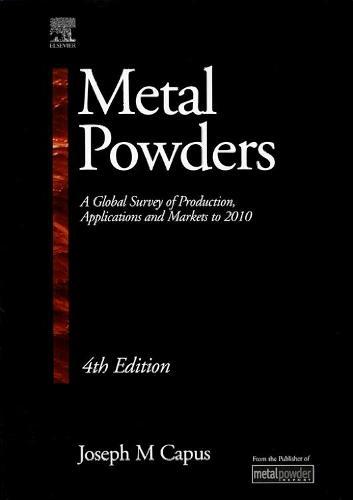 Metal Powders: A Global Survey of Production, Applications and Markets 2001-2010