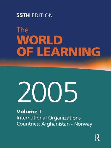 World Of Learning 2005 Vol1