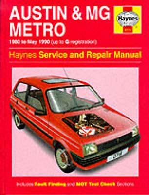Austin, M.G. Metro, 1980-90 Service and Repair Manual