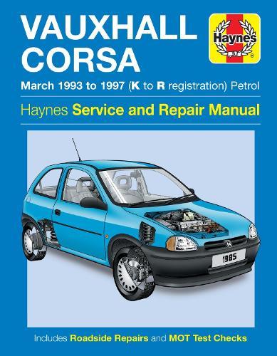 Vauxhall Corsa Petrol (Mar 93 - 97) Haynes Repair Manual