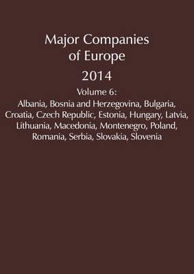 Major Companies of Europe 2014: Central Europe