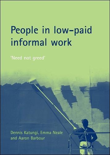 People in low-paid informal work: 'Need not greed'