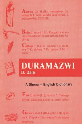 Duramazwi: A Shona-English Dictionary