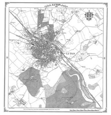 Luton 1899 Heritage Cartography Victorian Town Map