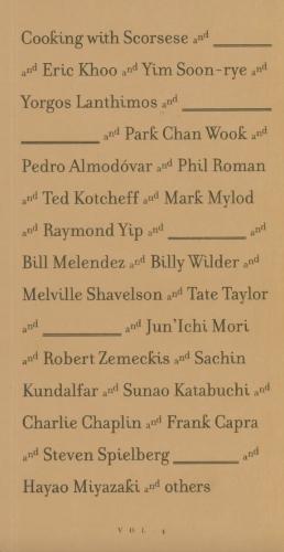 Cooking With Scorsese Vol. 4