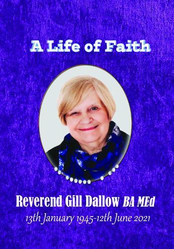 A Life of Faith: Reverend Gillian  Margaret Dallow