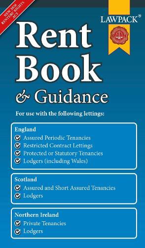 Rent Book: Rent book for recording rent in residential property lettings - valid for use throughout the UK