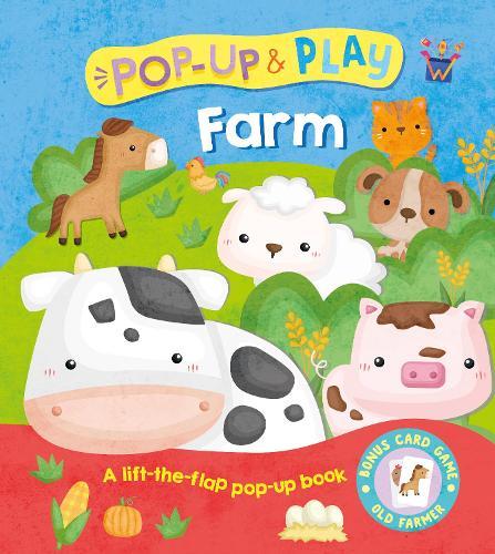 Pop up Book farm: With Playing card game