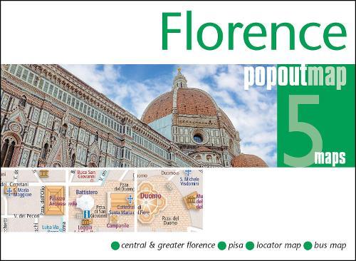 Florence PopOut Map: pocket size, pop up city map of Florence