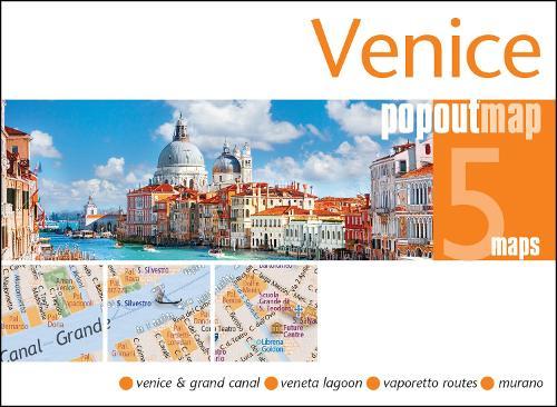 Venice PopOut Map: Pocket size, pop up city map of Venice