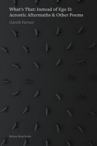 What's that: Instead of Ego II: Acrostic Aftermaths & Other Poems