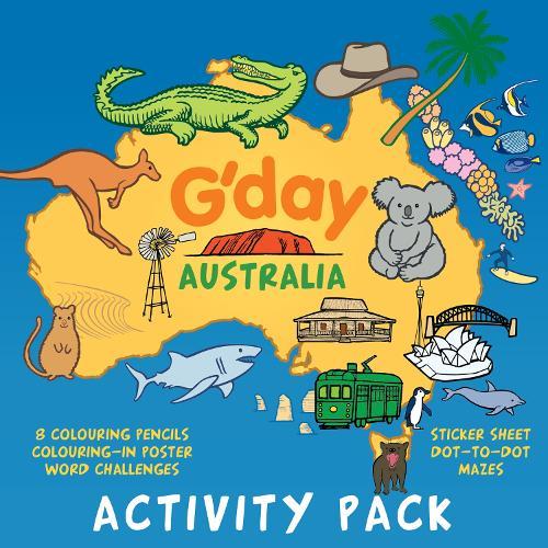 G Day Fun in Australia Activity Pack: Pencils, Stickers, Postcard, Colouring in poster, Puzzles & Games