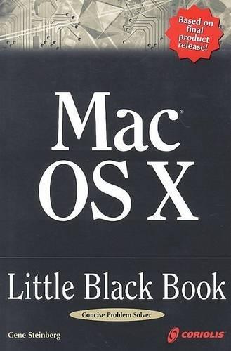 Mac OS X Version 10.1 Black Book