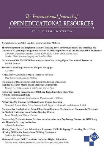 International Journal of Open Educational Resources: Vol. 3, No. 2 Fall/Winter 2020