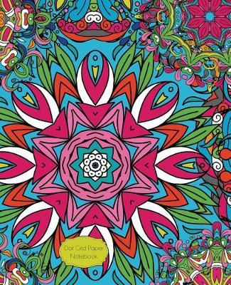 Dot Grid Paper Notebook: Colorful Mandala: 7.5 x 9.5 Dot Grid Journal, 170 Pages