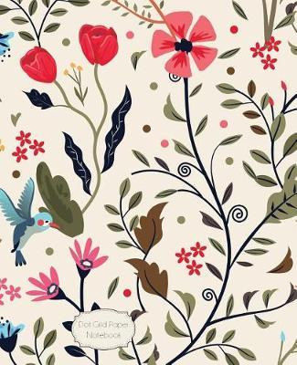 Dot Grid Paper Notebook: Floral Traditional: 7.5 X 9.5 Dot Grid Journal, 170 Pages