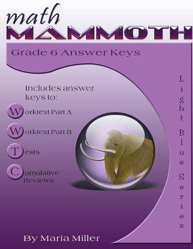 Math Mammoth Grade 6 Answer Keys