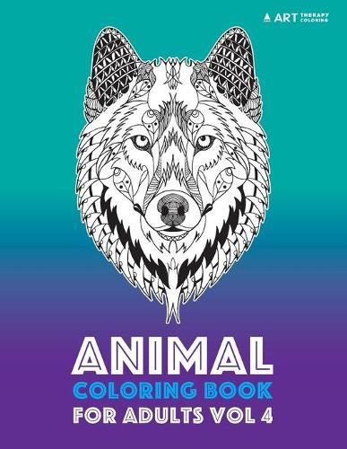 Animal Coloring Book For Adults Vol 4