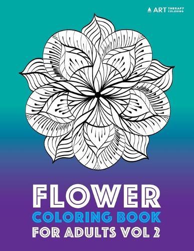 Flower Coloring Book For Adults Vol 2