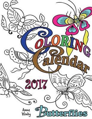 Coloring Calendar 2017 (UK Edition) Butterflies