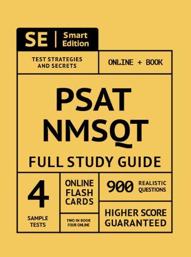 Psat/NMSQT Full Study Guide: Complete Subject Review with Online Video Lessons, 4 Full Practice Tests, 900 Realistic Questions Both in the Book and Online Plus Online Flashcards
