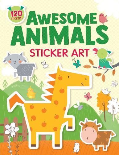 Awesome Animals Sticker Art: 120 stickers!