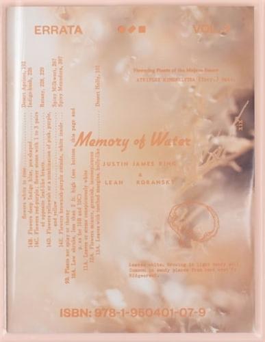 Errata Vol 3: Memory of Water