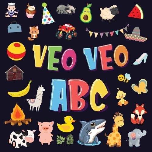 Veo Veo - ABC: Un Juego de Buscar y Encontrar, ¡Súper Divertido para Niños de 2 a 4 Años! Juego de Adivinanzas de la A a la Z, con Alfabeto Colorido para Niños Pequeños