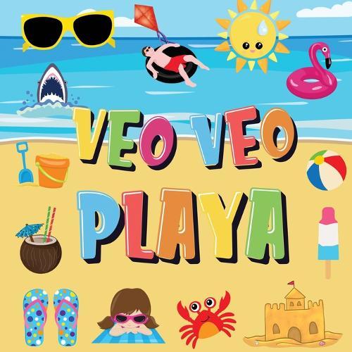 Veo Veo - Playa: ¿Puedes Encontrar el Bikini, la Toalla y el Helado? ¡Un Divertido Juego de Buscar y Encontrar para el Verano en la Playa, para Niños de 2 a 4 Años!