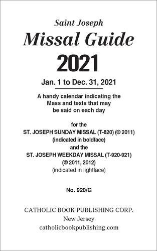 St. Joseph Missal Guide for 2021