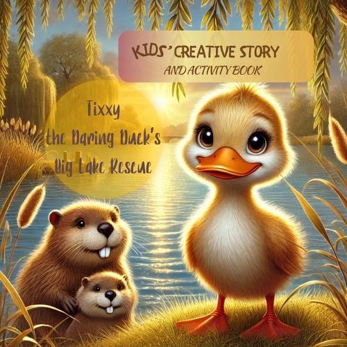 Tixxy The Daring Duck's Big Lake Rescue: Kids' Creative Story and Activity Book