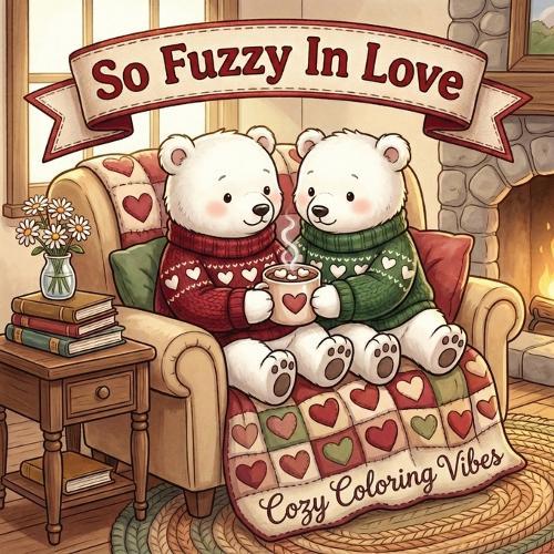 So Fuzzy In Love: Easy & Fun Bold Line Coloring Book for Adults & Teens Cute Fuzzy Animals & Romantic Moments, Cozy Homebody Rituals Creative Screen-Free Wellness Gift for Seniors, Women & Teens for Stress Relief, Meditation, & Mindfulness Therapy